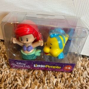 New Disney Princess Little People-Little Mermaid and Flounder